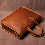 Load image into Gallery viewer, Men's Bag Crazy Horse Leather Briefcase For Laptop
