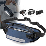 Load image into Gallery viewer, Reflective Waist Bags Men Crossbody Bag Pack For Travel Walking Running Hiking Cycling