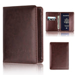 Load image into Gallery viewer, Passport Holder Leather Ticket Holder High-end Passport Book
