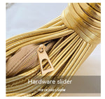 Load image into Gallery viewer, Instafamous Metal Noodles Evening Bag Fashion Shiny Surface