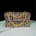 Load image into Gallery viewer, Full Diamond Handbag European And American Retro
