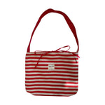 Load image into Gallery viewer, Metro Striped Canvas Shoulder Tote