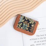 Load image into Gallery viewer, Women's Card Bag Canvas Thousand Bird Grid