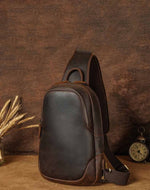 Load image into Gallery viewer, Vintage Casual Leather Men's Chest Bag