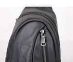 Load image into Gallery viewer, Genuine Leather Men's Chest Bag One-shoulder Leisure Sports