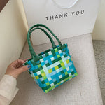 Load image into Gallery viewer, Cargo tote Basket Bag