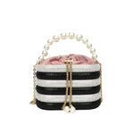 Load image into Gallery viewer, Women's Pearl Handbag | Classic One-Shoulder Crossbody Handbag