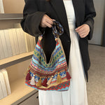 Load image into Gallery viewer, Simple Shoulder Retro Ethnic Style Large Capacity Bag