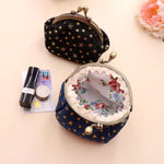 Load image into Gallery viewer, Denim Cloth Vintage Handmade Women's Hand-held Coin Purse Hasp Card