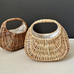 Load image into Gallery viewer, Wicker Rattan Weave Bag Summer Portable Retro