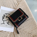 Load image into Gallery viewer, Women's Embroidery Thread Short Multi Card Slot Clutch