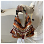 Load image into Gallery viewer, Simple Shoulder Retro Ethnic Style Large Capacity Bag