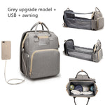 Load image into Gallery viewer, USB Charging Baby Bed Backpack