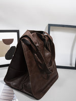 Load image into Gallery viewer, Simple Big Bag Soft Leather Large Capacity Shoulder Hand-held Tote