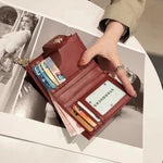 Load image into Gallery viewer, Women's Two-fold Short Wallet Fashion
