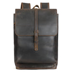 Load image into Gallery viewer, Leather Horse Leather Outdoor Bag Large Capacity Leisure Laptop Travel Backpack