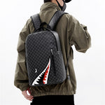 Load image into Gallery viewer, Shark Backpack Business Large Capacity Men
