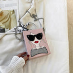 Load image into Gallery viewer, New Retro Eye Chain Box Handbag