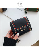 Load image into Gallery viewer, Women's Embroidery Thread Short Multi Card Slot Clutch