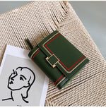 Load image into Gallery viewer, Women's Embroidery Thread Short Multi Card Slot Clutch