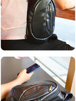Load image into Gallery viewer, Genuine Leather Men's Chest Bag One-shoulder Leisure Sports