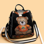 Load image into Gallery viewer, Rhinestone Backpack Female Personality Female Large-capacity Backpack