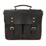 Load image into Gallery viewer, Men's Crazy Horse Leather Crossbody Bag Top Layer Cowhide