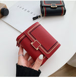 Load image into Gallery viewer, Women's Embroidery Thread Short Multi Card Slot Clutch
