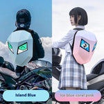 Load image into Gallery viewer, Motorcycle Helmet Hard Shell Waterproof Night Light Backpack