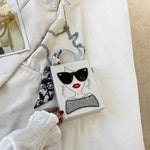 Load image into Gallery viewer, New Retro Eye Chain Box Handbag