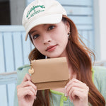 Load image into Gallery viewer, Women's Short Chic Multiple Card Slots Magnetic Snap Wallet