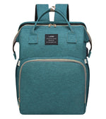 Load image into Gallery viewer, Multifunction Baby Travel Backpack – Foldable Crib & Large Capacity