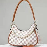 Load image into Gallery viewer, Versatile Lattice Pearl Women's Shoulder Messenger Bag