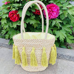 Load image into Gallery viewer, Artistic Crafts Straw Bag Tassel Tassel