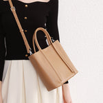 Load image into Gallery viewer, Portable Cowhide Work Commute Large Capacity Tote Bag