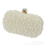 Load image into Gallery viewer, Women's Pearl Dinner Bag Soft Surface Lock Clutch