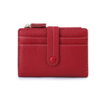 Load image into Gallery viewer, Women Short Wallets PU Leather Plaid Female Purses Solid Card Holder Wallet Fashion Woman Small Wallet With Coin Purse