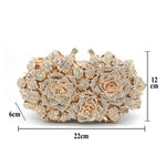 Load image into Gallery viewer, Hollow Rose Diamond Dinner Bag