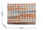 Load image into Gallery viewer, New Straw PU Folding Wallet Women's Mini Ultra-thin Fashion All-matching