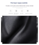 Load image into Gallery viewer, Leather Handbag Briefcase Napa Leather Comfortable Texture Men's Real-leather Bag