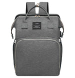 Load image into Gallery viewer, Multifunction Baby Travel Backpack – Foldable Crib & Large Capacity