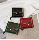 Load image into Gallery viewer, Women's Embroidery Thread Short Multi Card Slot Clutch
