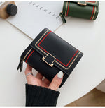 Load image into Gallery viewer, Women's Embroidery Thread Short Multi Card Slot Clutch