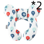 Load image into Gallery viewer, Protective Baby Pillows Travel Car U-shaped Support Cushion