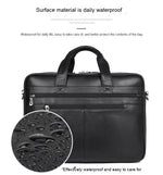 Load image into Gallery viewer, Leather Handbag Briefcase Napa Leather Comfortable Texture Men&#39;s Real-leather Bag
