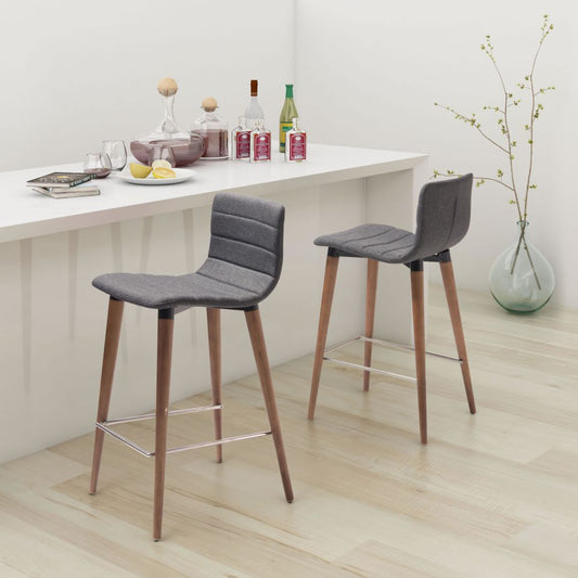 Jericho Counter Stool Gray set of 2 Chairs