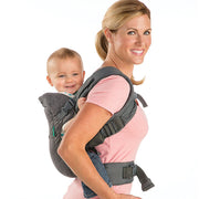 4-in-1 All-Season Double-Shoulder Baby Carrier with Saliva Towel