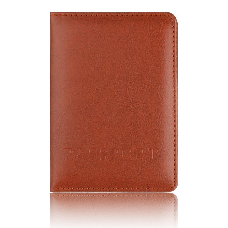 Passport Holder Leather Ticket Holder High-end Passport Book