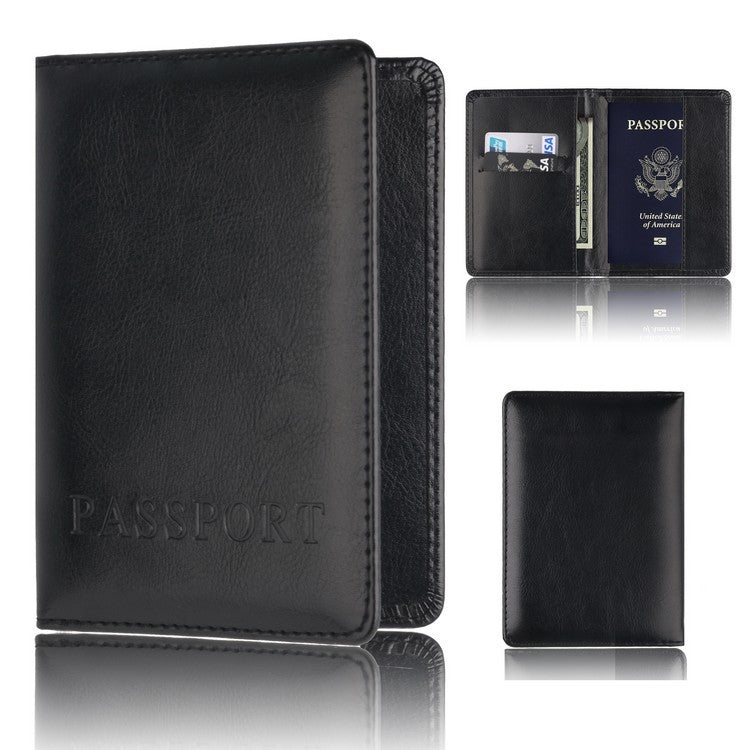 Passport Holder Leather Ticket Holder High-end Passport Book