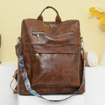 Load image into Gallery viewer, Vintage Student Schoolbag Leisure Multifunctional Women&#39;s Backpack
